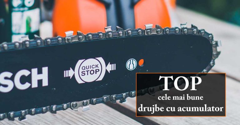 TOP 5 cele mai bune drujbe electrice cu acumulator în 2026